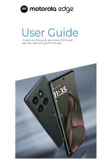 Motorola Edge - 2025 manual. Smartphone Instructions.